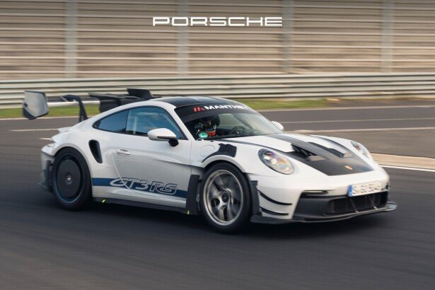 Porsche 911 GT3 RS Manthey Kit Nurburgring lap