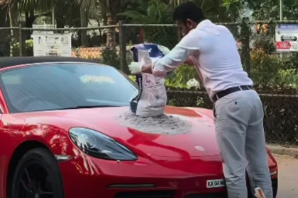 Porsche-Boxster-concrete-on-hood