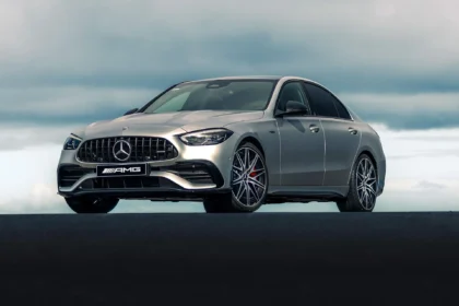 2026 Mercedes-AMG C43 Edition R+ front quarter