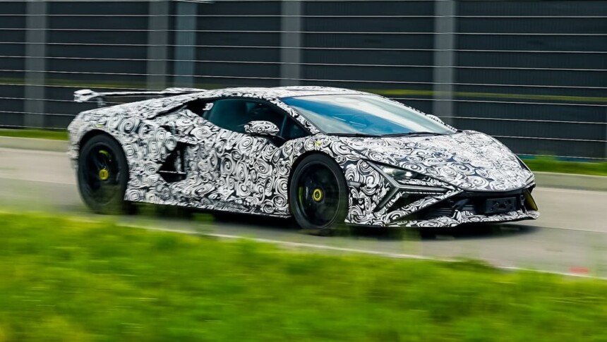 2027 Lamborghini Revuelto SV spy shots