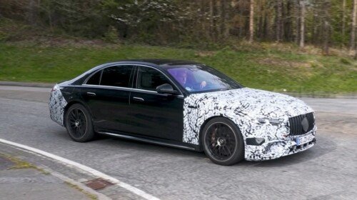 2027 MERCEDES-AMG S63 (V8) spy shot