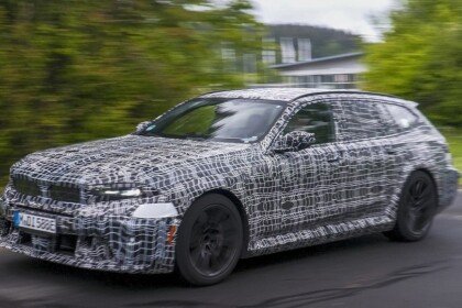 2027 bmw m5 touring facelift spy shot