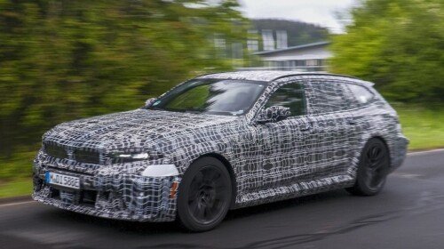 2027 bmw m5 touring facelift spy shot