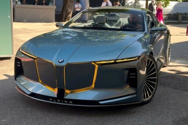 BMW Alpina Vision Concept in motion