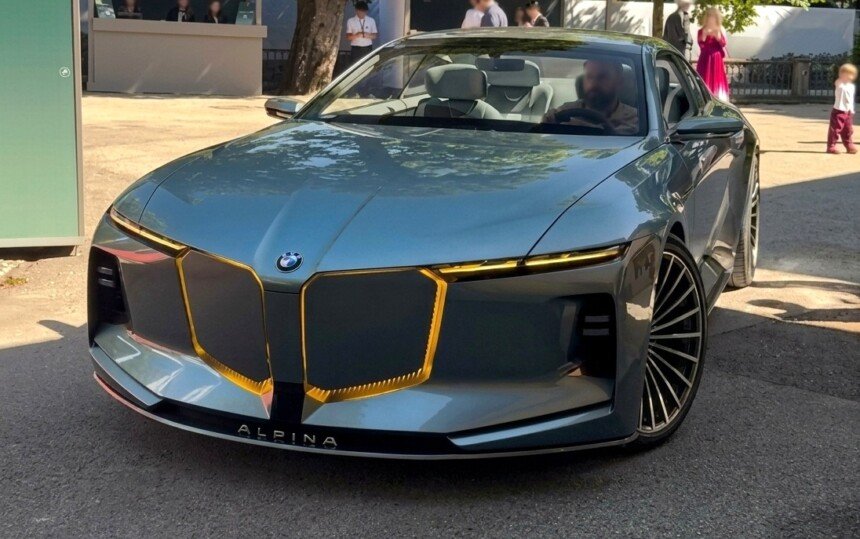 BMW Alpina Vision Concept in motion