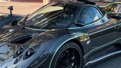 Fernando Alonso's Pagani Zonda Roadster Diamante Verde