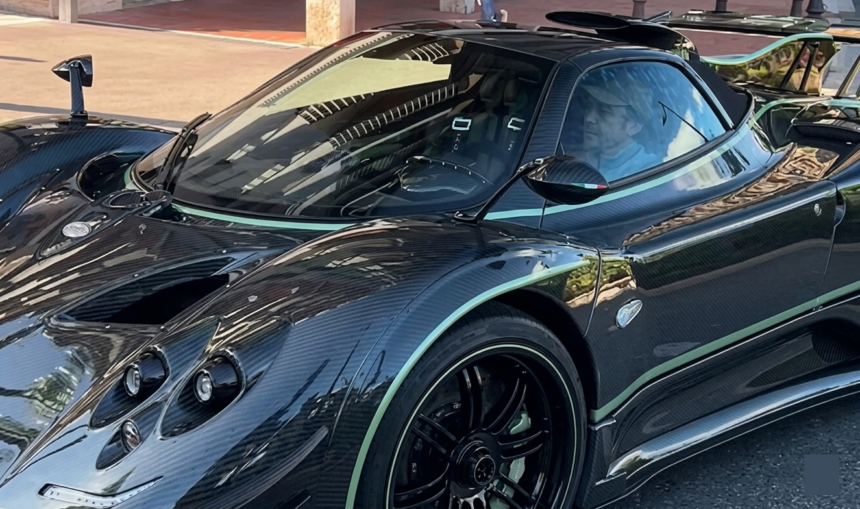 Fernando Alonso's Pagani Zonda Roadster Diamante Verde