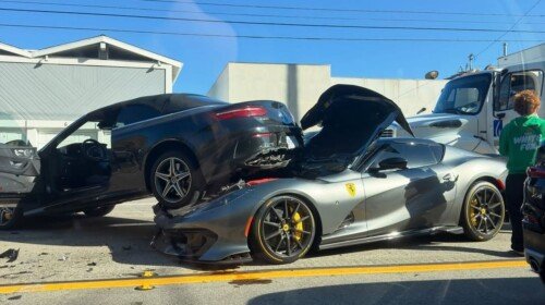 Ferrari 812 Competizione Aperta-Crash-California-USA-2