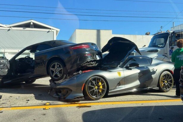 Ferrari 812 Competizione Aperta-Crash-California-USA-2