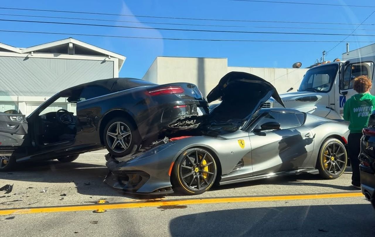 Ferrari 812 Competizione Aperta-Crash-California-USA-2