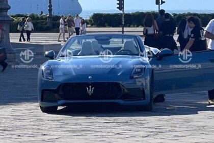 Maserati GranCabrio spy shot