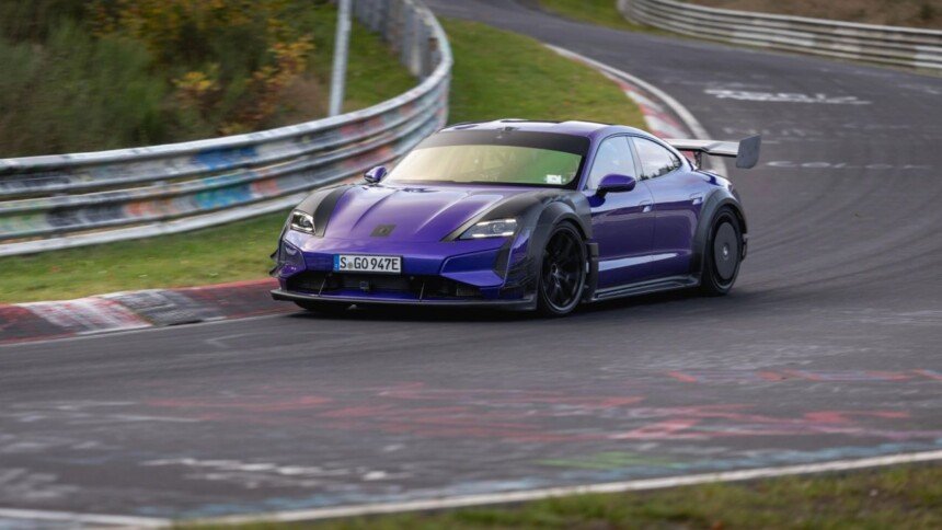 Porsche Taycan Turbo GT Manthey Kit-Nurburgring