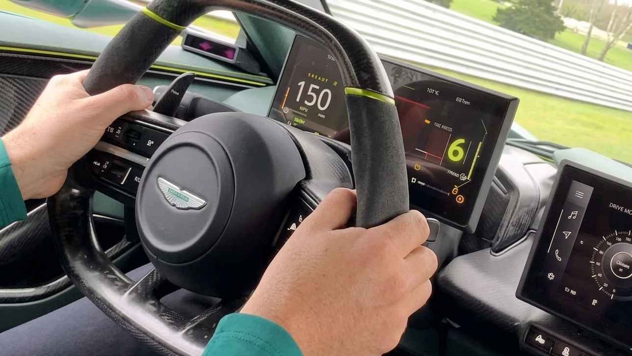 aston martin Valhalla cockpit