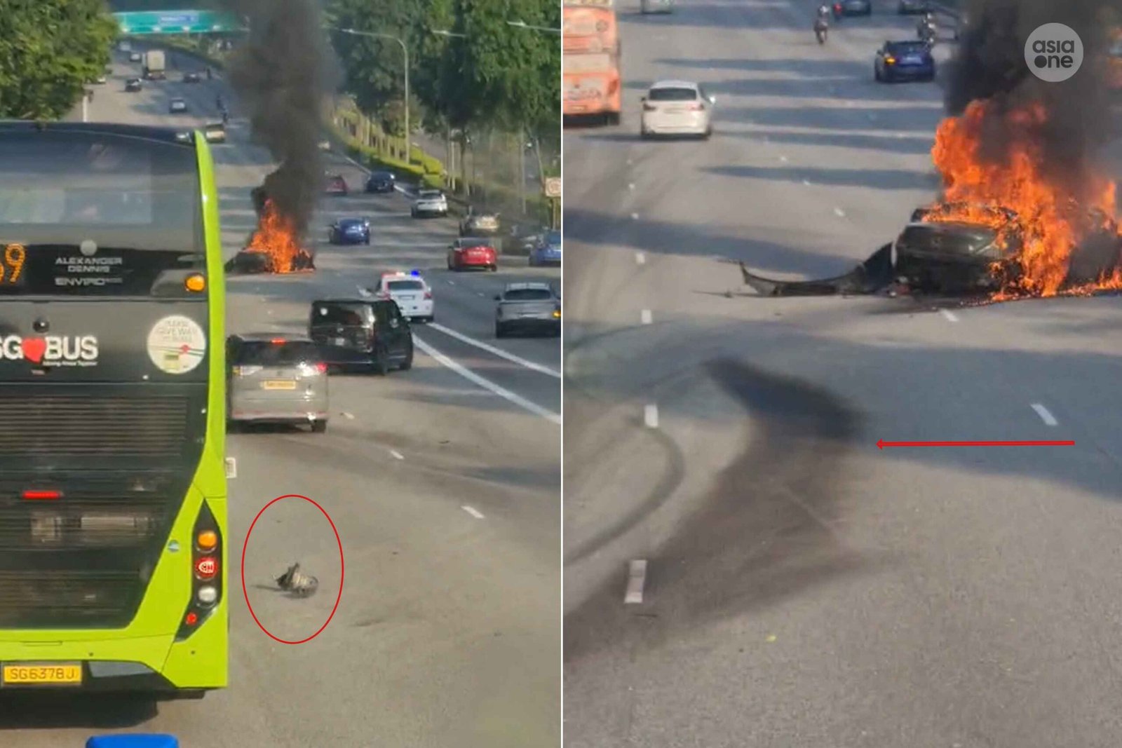 BMW 6 Series Convertible crash in singapore-1