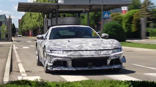 Ferrari 12Cilindri VS spy shot 1