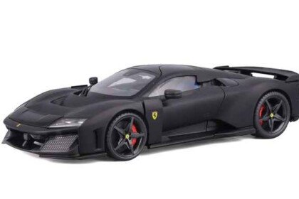 Ferrari F80 Matte Black scale model (3)