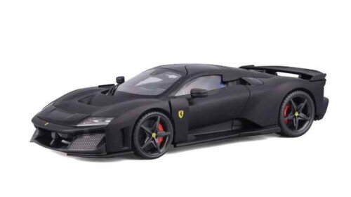 Ferrari F80 Matte Black scale model (3)