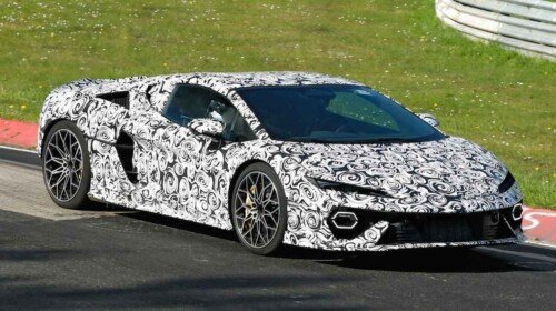 Lamborghini Temerario Spyder spy shots-1