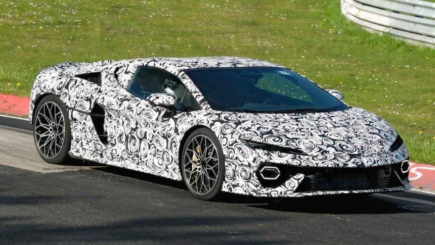 Lamborghini Temerario Spyder spy shots-1