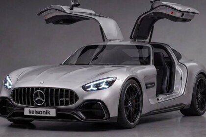 Mercedes-AMG GT 4-Door Coupe EV-based digital SLS concept (1)