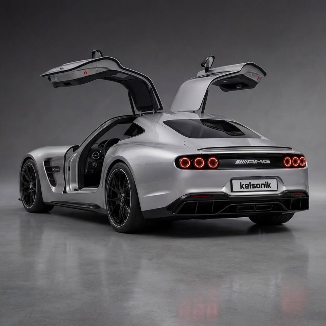 Mercedes-AMG GT 4-Door Coupe EV-based digital SLS concept (3)
