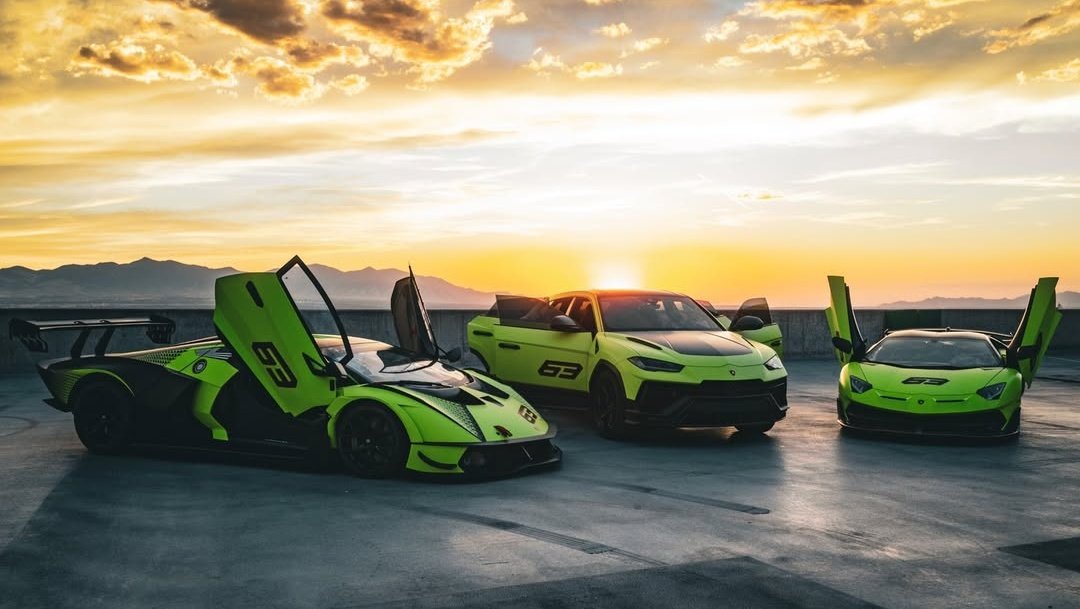 Three iconic and matching Lamborghinis (2)