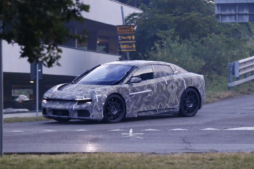 ferrari luce ev production form spy shot (1)