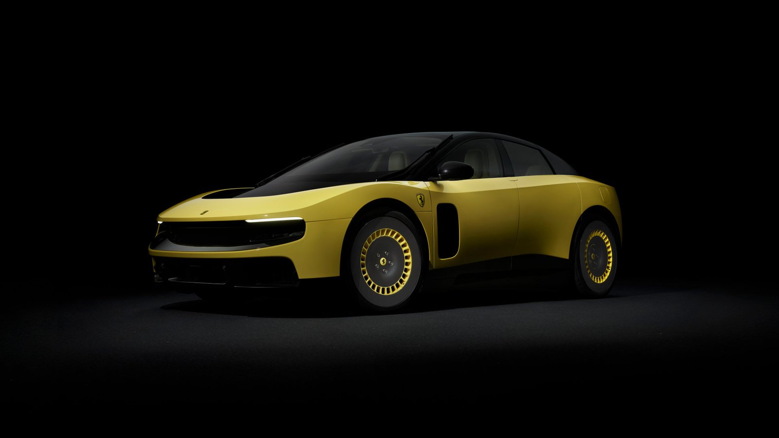 ferrari luce yellow