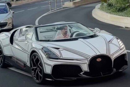 Bugatti Mistral Blanc Eternel spotted in Monaco