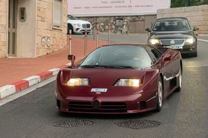 Fernando Alonso Bugatti EB110 Monaco