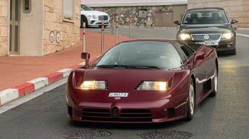 Fernando Alonso Bugatti EB110 Monaco