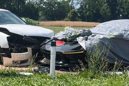 Ferrari Daytona SP3 crashed during Ferrari Cavalcade 2026