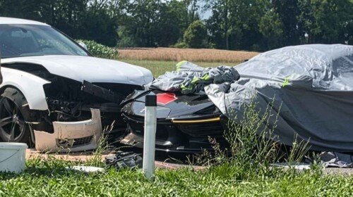 Ferrari Daytona SP3 crashed during Ferrari Cavalcade 2026