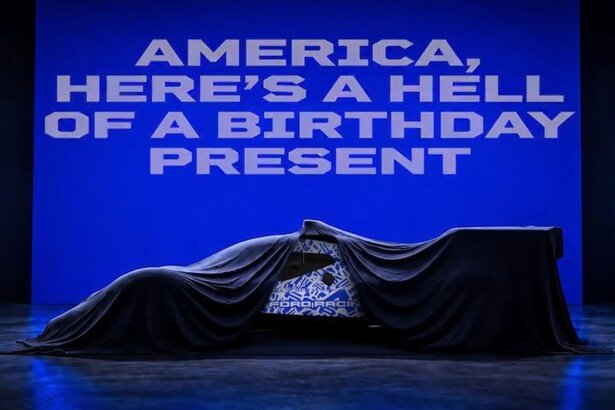 Ford GT Le Mans race car teaser