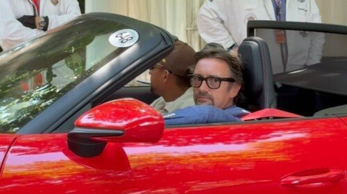 Richard Hammond in a Porsche 911 GT3 SC at Goodwood
