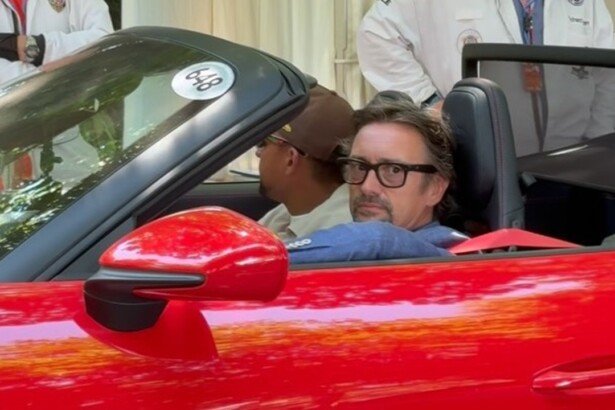 Richard Hammond in a Porsche 911 GT3 SC at Goodwood