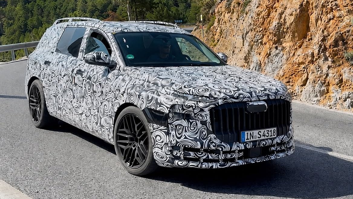 audi q9 horch spy shot