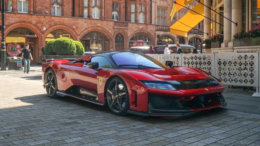 first Ferrari F80 london (1)