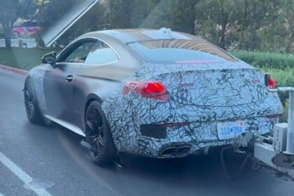 2027 Mercedes-AMG CLE 63 spy shot in the US