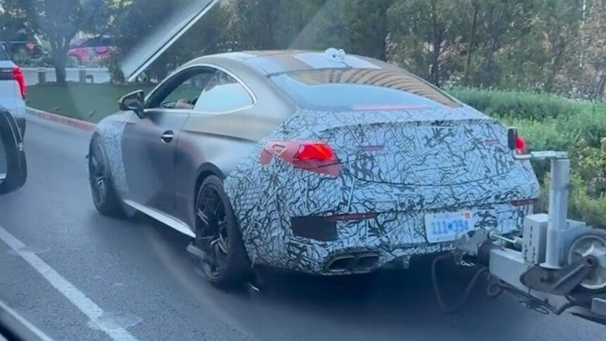 2027 Mercedes-AMG CLE 63 spy shot in the US