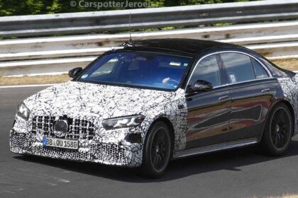 2027 Mercedes-AMG S63 spy shot nurburgring