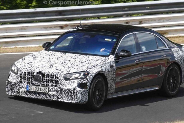 2027 Mercedes-AMG S63 spy shot nurburgring
