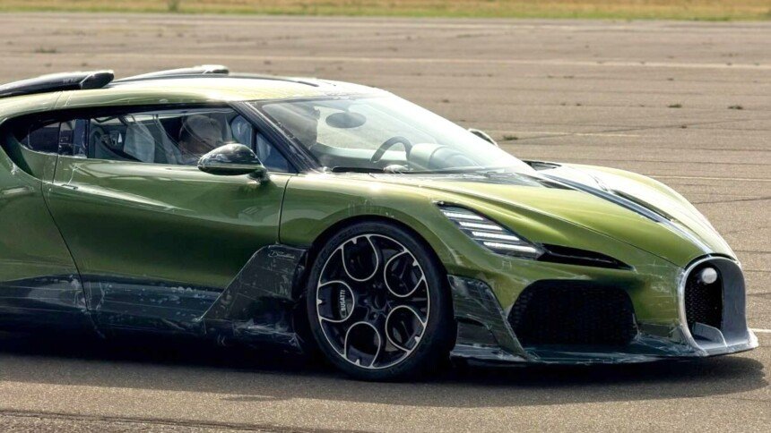 Bugatti Brouillard launch control