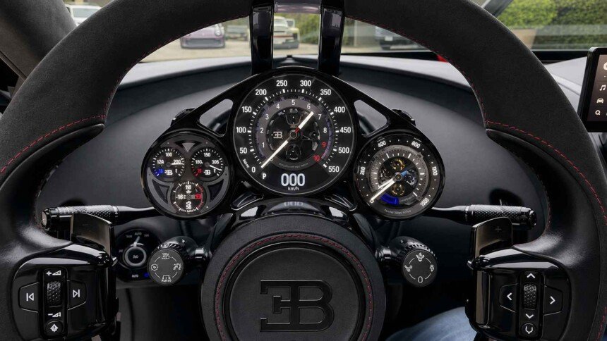 Bugatti Tourbillon cockpit