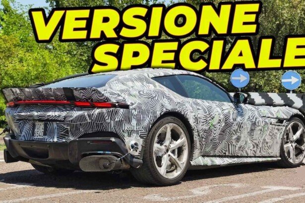 Ferrari 12Cilindri VS spy shot with microphones