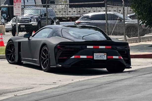 Toyota GR GT spy shot-US