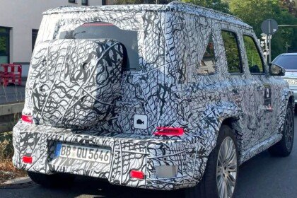 baby Mercedes G-Class spy shot