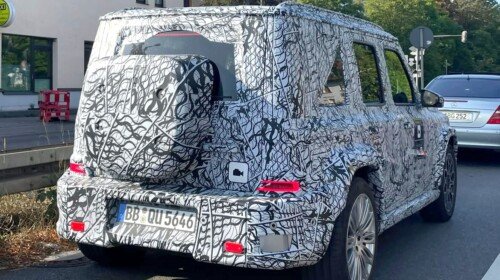 baby Mercedes G-Class spy shot