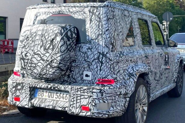 baby Mercedes G-Class spy shot