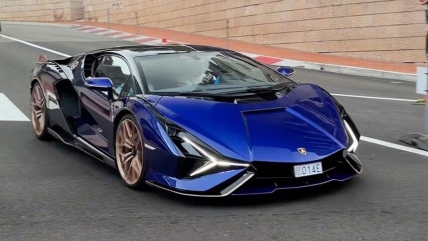 fernando alonso lamborghini sian monaco